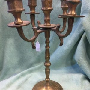 Candelabro cinco brazos en bronce