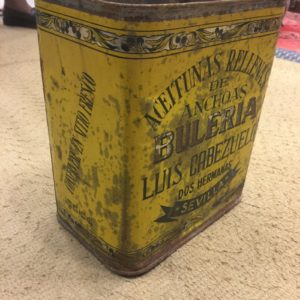 Caja Metal Aceitunas