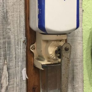 Molinillo Café Antiguo Con Dosificador Porcelana