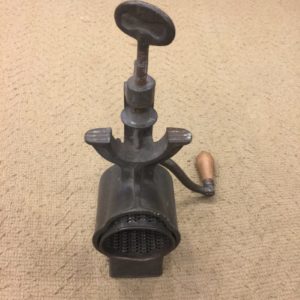 Molinillo Queso Hierro Colado Muy Antiguo