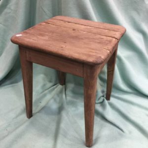 Taburete Madera Natural Muy Buen Estado